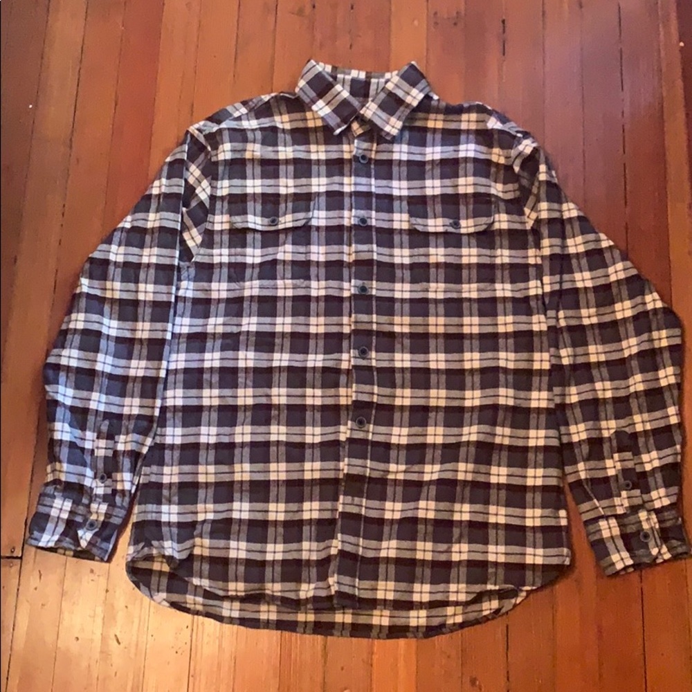 Plaid button down